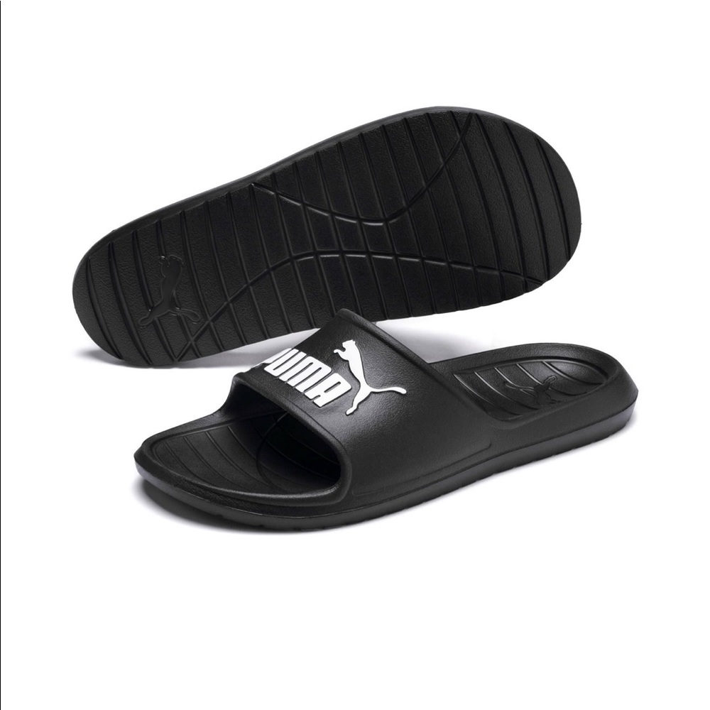 • puma • black & white slides